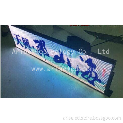 Taxi LED banner signs P6 Taxi LED banner signs/ TAXI LED Display P4/P5/P6